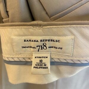 Banana Republic tan blazer, skirt, & pants